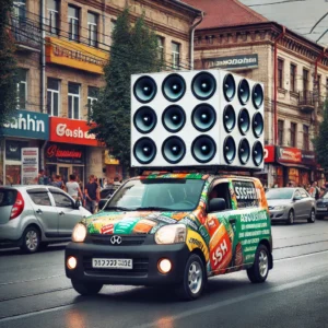 Propagandas de Carro de Som em Lojas de Roupas