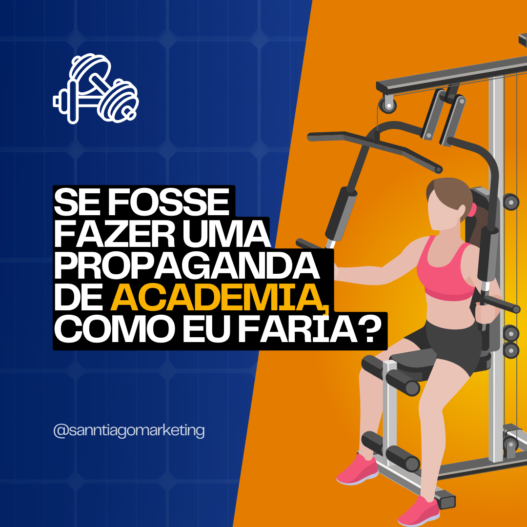 Propaganda para academia em carro de som