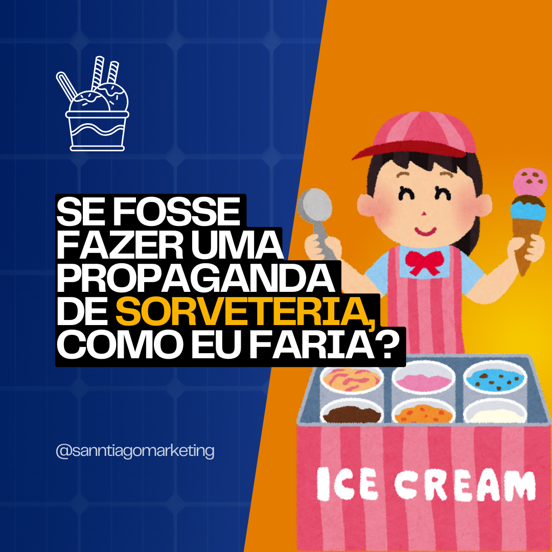 propaganda de sorveteria