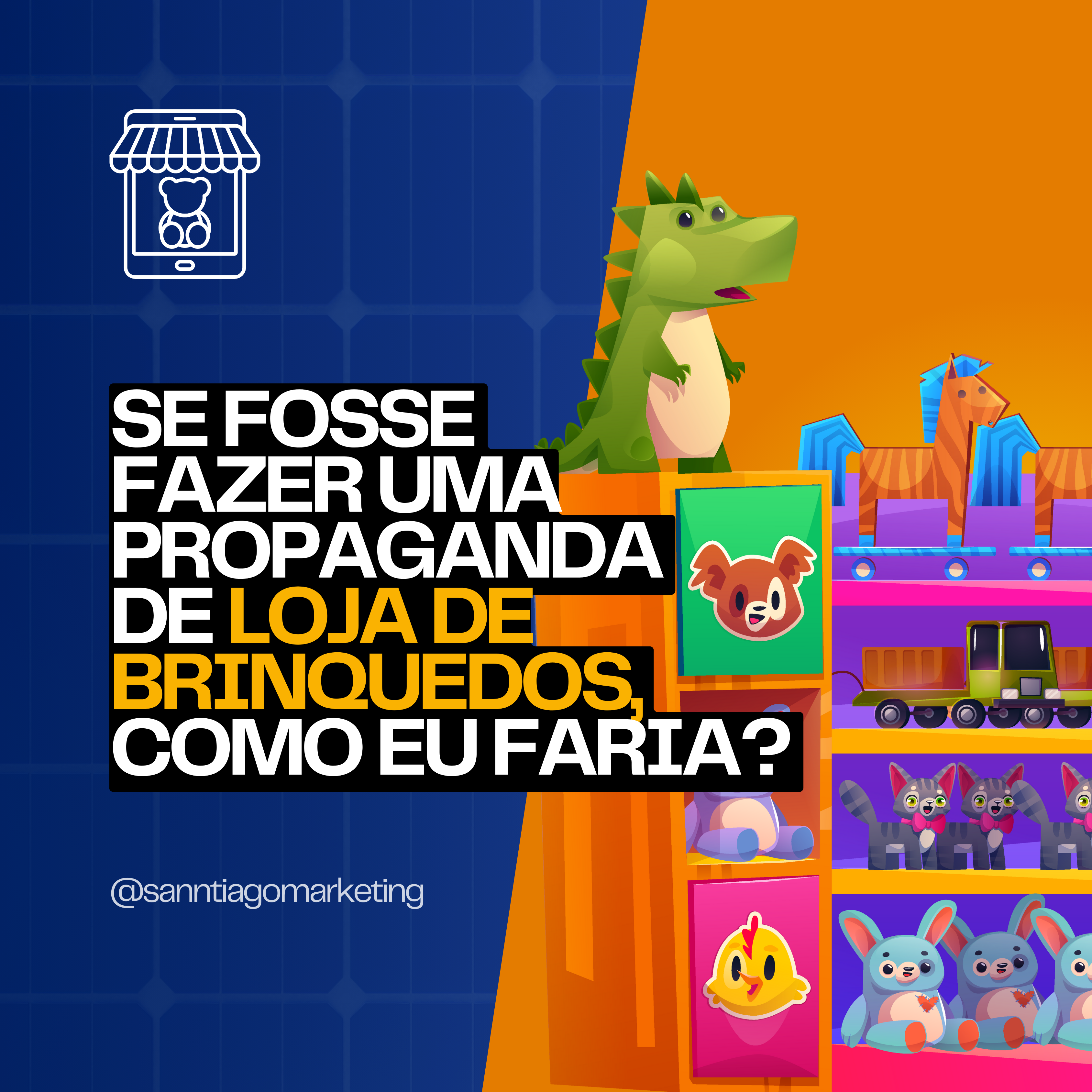 Propaganda Encantadora para sua Loja de Brinquedos e Moda Infantil